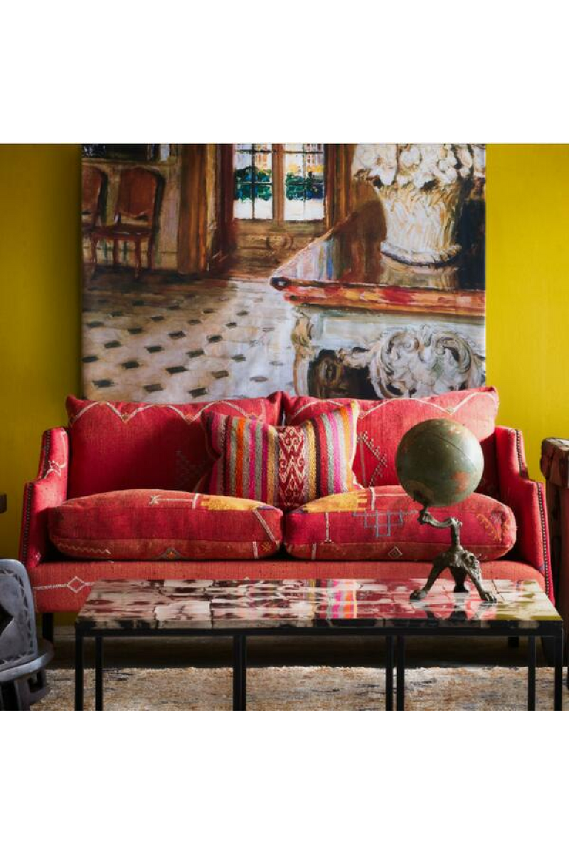 Upholstered Boho Sofa | Andrew Martin Regal | Oroatrade.com