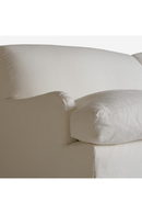 White Linen Curved Sofa | Andrew Martin Lady May | Oroatrade.com