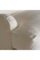White Linen Curved Sofa | Andrew Martin Lady May | Oroatrade.com