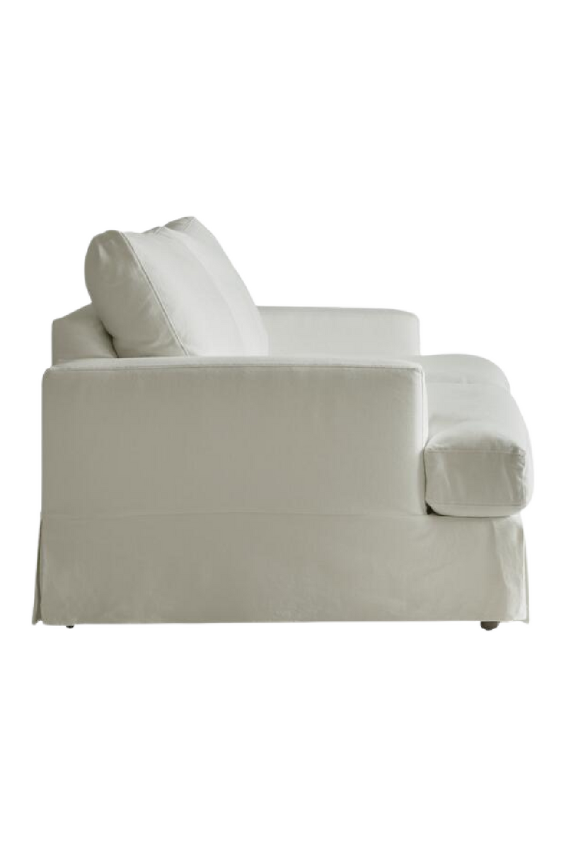 White Linen Classic Sofa | Andrew Martin Strand | Oroatrade.com