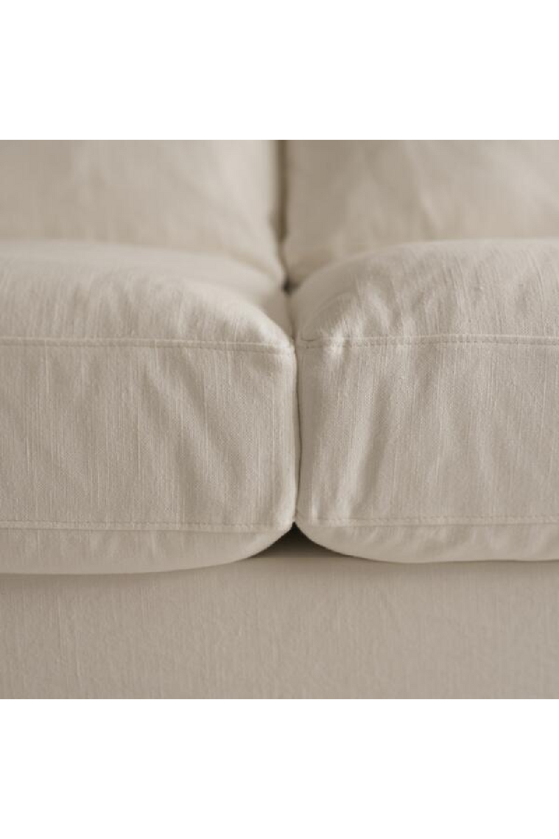 White Linen Classic Sofa | Andrew Martin Strand | Oroatrade.com