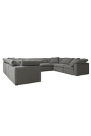 Gray Cotton Sectional Sofa L | Andrew Martin Truman | Oroa.es