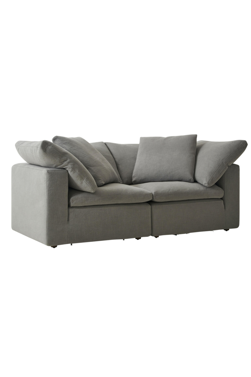 Gray Cotton Sectional Sofa L | Andrew Martin Truman | Oroa.es