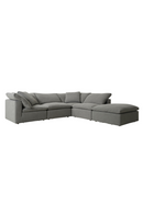 Gray Cotton Sectional Sofa L | Andrew Martin Truman | Oroa.es