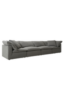 Gray Cotton Sectional Sofa L | Andrew Martin Truman | Oroa.es