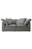 Gray Cotton Sectional Sofa L | Andrew Martin Truman | Oroa.es