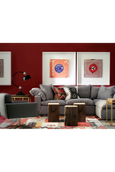 Gray Cotton Sectional Sofa Jnr | Andrew Martin Truman | Oroatrade.com