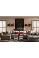 Gray Cotton Sectional Sofa Jnr | Andrew Martin Truman | Oroatrade.com