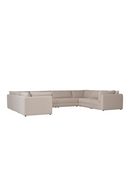 Neutral Linen Sectional Sofa | Andrew Martin Bundum
