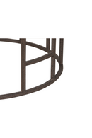 Black Wooden Top Circular Side Table | Andrew Martin Blackout | OROATRADE