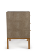 Cream Shagreen Side Chest | Andrew Martin Jasper | OROATRADE