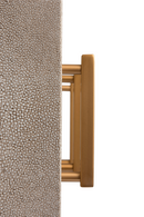 Cream Shagreen Side Chest | Andrew Martin Jasper | OROATRADE
