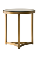 Glass Top Round Side Table | Andrew Martin Sundance | OROATRADE