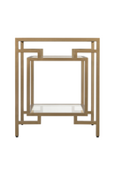 Glass in Golden Frame Side Table | Andrew Martin Architect | OROATRADE