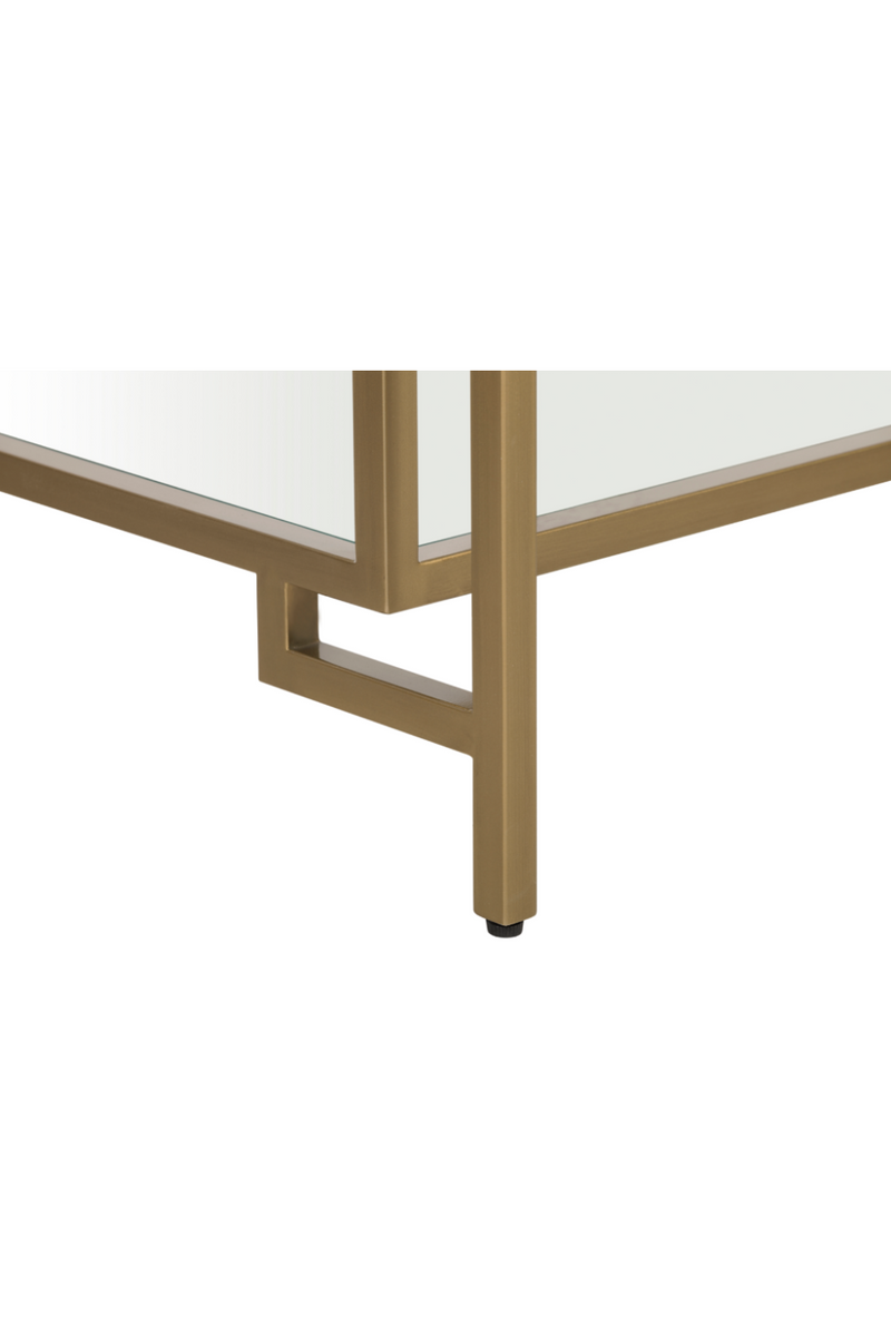 Glass in Golden Frame Side Table | Andrew Martin Architect | OROATRADE