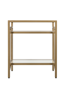Glass in Golden Frame Side Table | Andrew Martin Architect | OROATRADE
