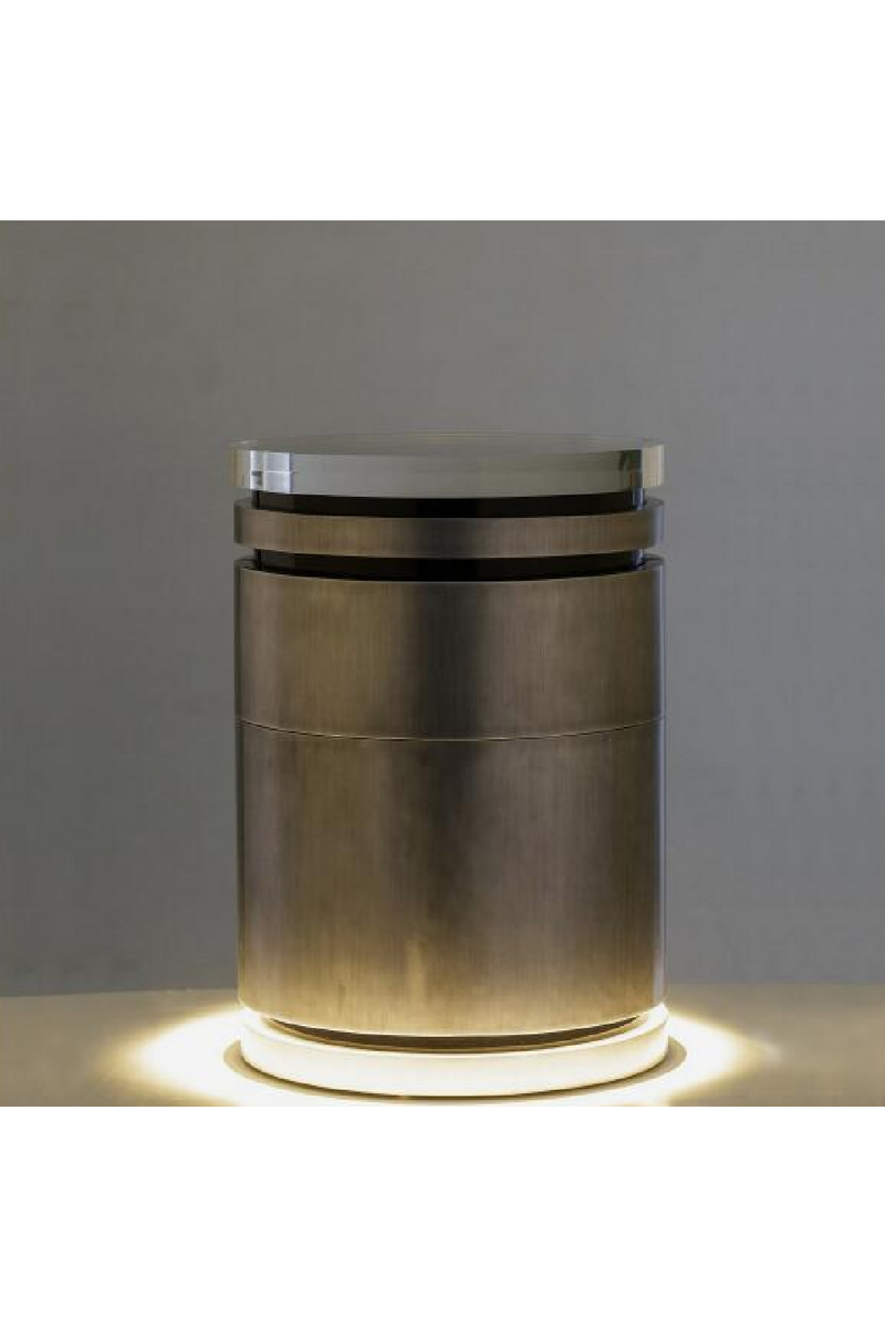 Cylindrical Accent Side Table | Andrew Martin Jorja | Oroatrade