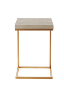 Cream Shagreen Side Table | Andrew Martin Ashley | OROATRADE