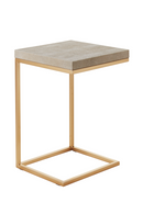 Cream Shagreen Side Table | Andrew Martin Ashley | OROATRADE