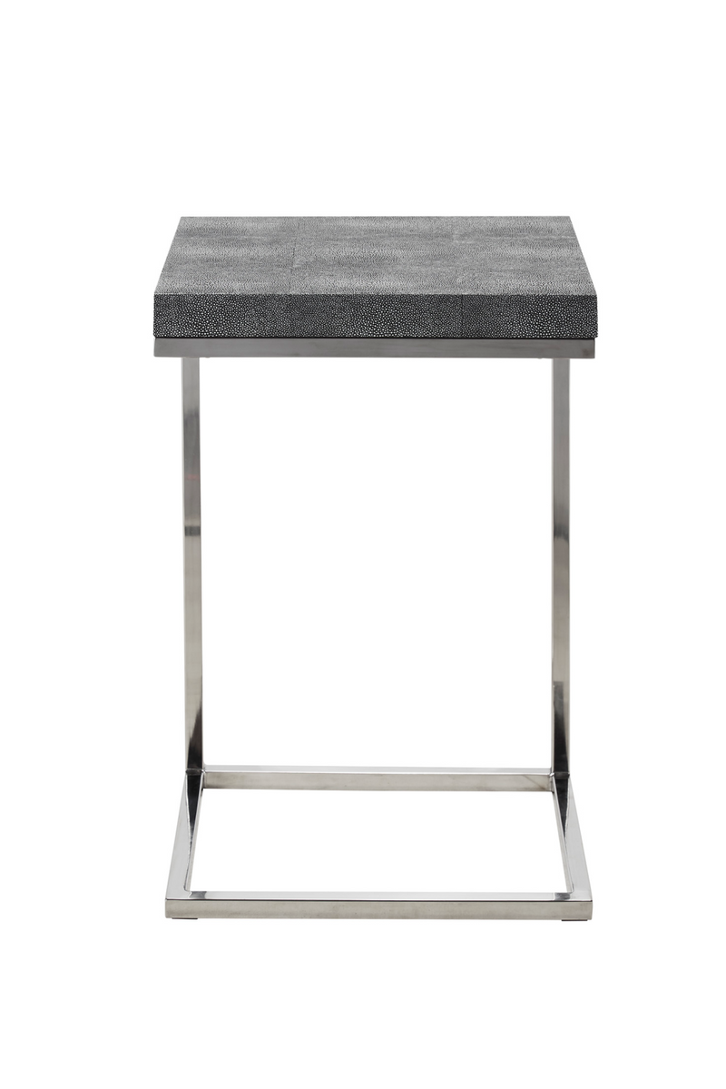 Gray Shagreen Side Table | Andrew Martin Ashley | OROATRADE