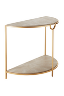 Half Moon Shagreen Console Table | Andrew Martin Elise | Oroatrade.com
