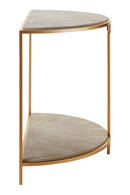 Half Moon Shagreen Console Table | Andrew Martin Elise | Oroatrade.com
