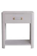 Shagreen Minimalist Bedside Table | Andrew Martin Moby | Oroatrade.com
