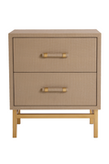 Textured Rattan Bedside Table | Andrew Martin Hesta | Oroatrade.com