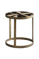 Round Petrified Wood Nesting Side Tables | Andrew Martin | OROATRADETRADE.com