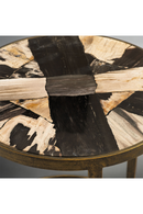 Round Petrified Wood Nesting Side Tables | Andrew Martin | OROATRADETRADE.com