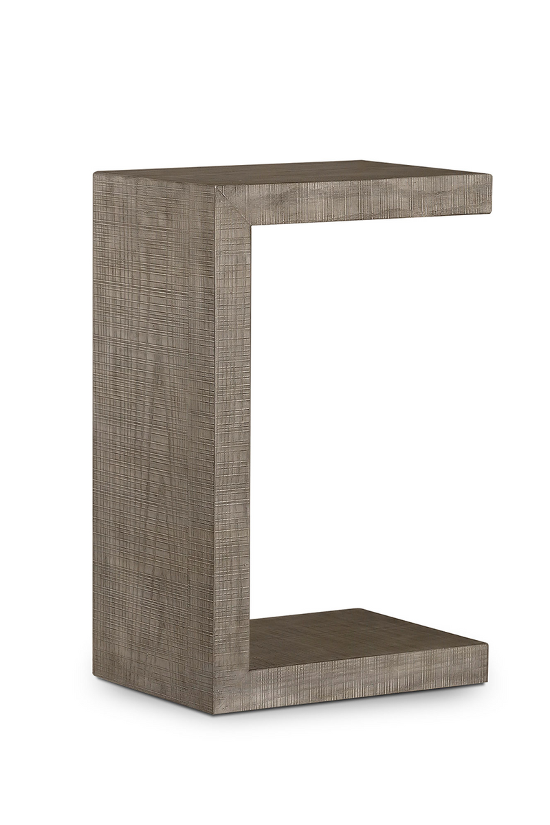 Gray Ashwood End Table | Andrew Martin Raffles | OROATRADE