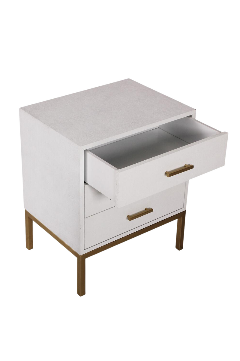 Classic Shagreen Bedside Table | Andrew Martin Jasper | Oroatrade