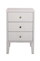 White Shagreen Bedside Table | Andrew Martin Georgia | OROATRADE