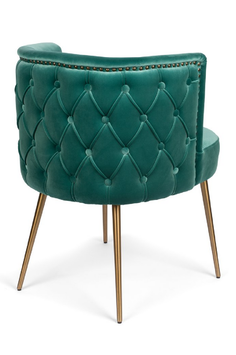 Ocean Blue Barrel Dining Chair | Bold Monkey Such A Stud | Oroatrade.com