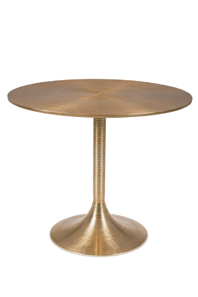Gold Round Dining Table | Bold Monkey Hypnotising | OROA TRADE