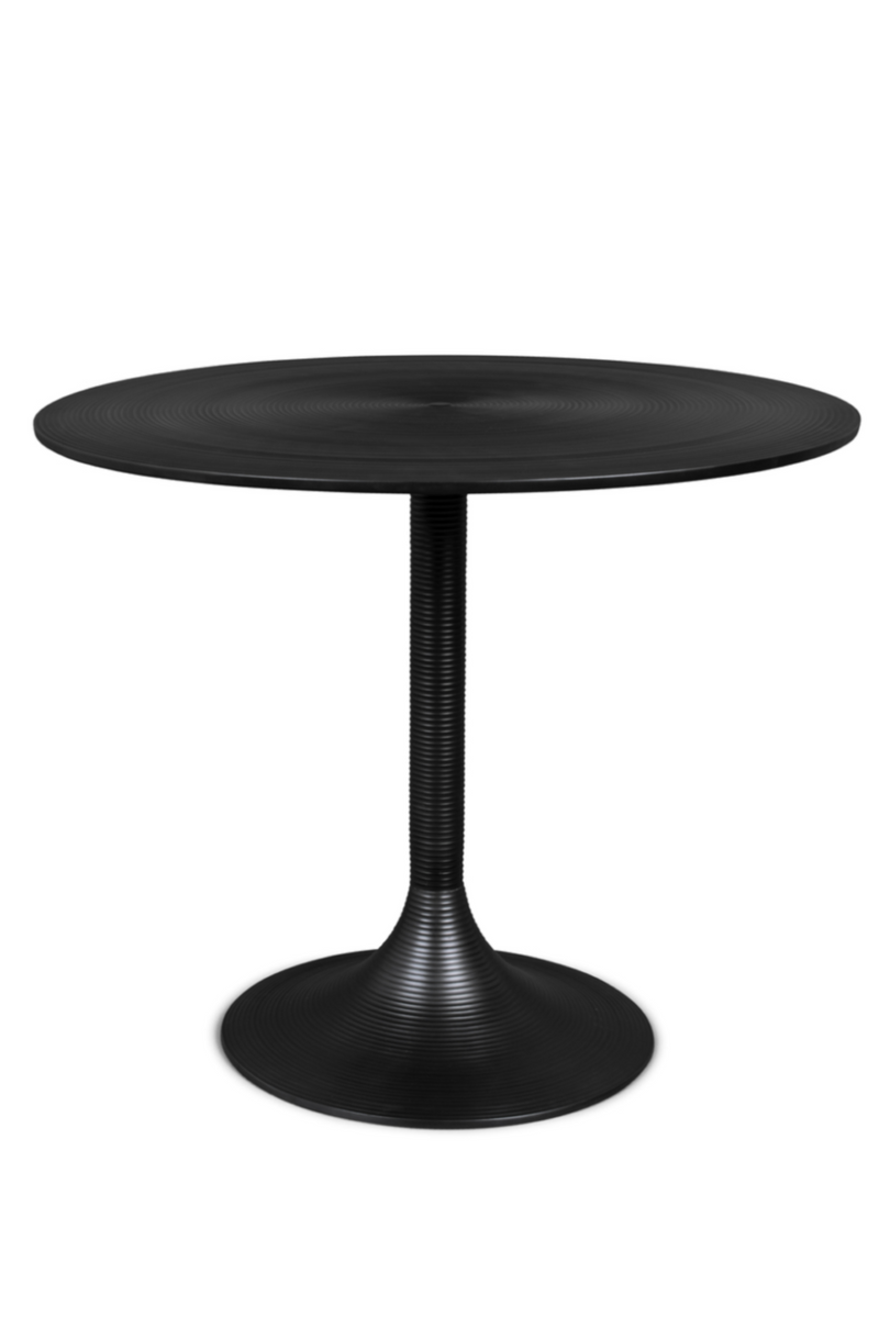 Black Round Dining Table | Bold Monkey Hypnotising | OROA TRADE