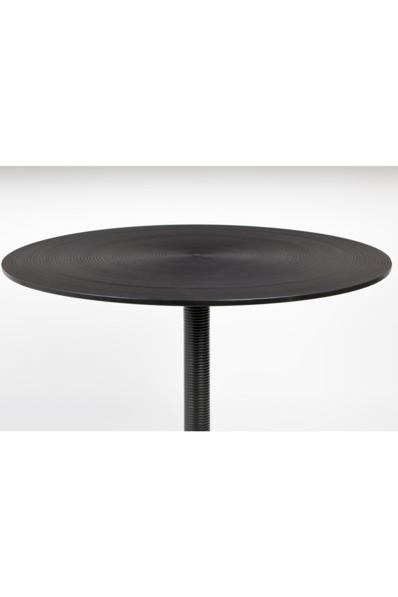 Black Round Dining Table | Bold Monkey Hypnotising | OROA TRADE