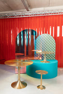 Round Pedestal Side Table | Bold Monkey Hypnotizing | Oroatrade.com