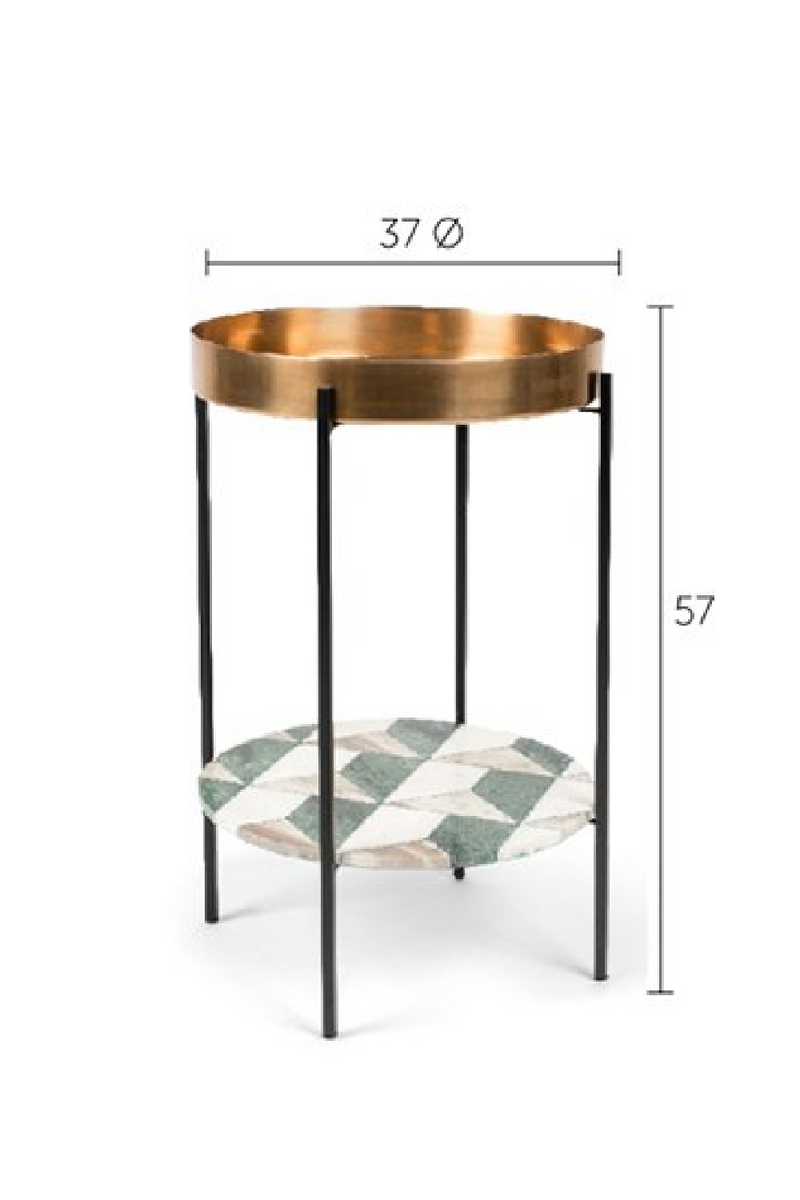 Tray Top End Table | Bold Monkey Another Marble | Oroatrade.com