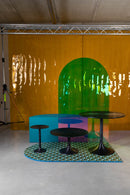 Round Pedestal Side Table | Bold Monkey Hypnotizing | Oroatrade.com