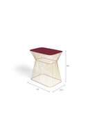 Modern Glam Side Table | Bold Monkey No Offence | Oroatrade.com