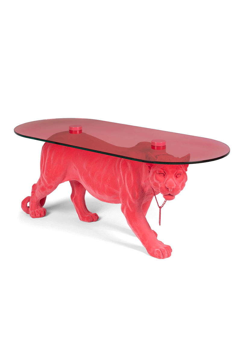 Pink Tiger Coffee Table | Bold Monkey Dope As Hell | Oroatrade