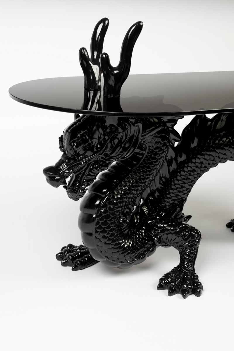 Sculptural Art Deco Coffee Table | Bold Monkey Dragonized Bastard | Oroatrade.com