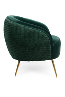 Wrinkled Velvet Lounge Chair | Bold Monkey So Curvy | Oroatrade.com
