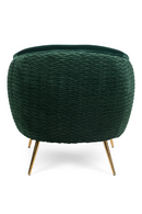Wrinkled Velvet Lounge Chair | Bold Monkey So Curvy | Oroatrade.com