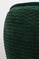 Wrinkled Velvet Lounge Chair | Bold Monkey So Curvy | Oroatrade.com