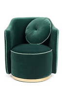Velvet Swivel Lounge Chair | Bold Monkey Sassy Granny | Oroatrade.com