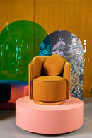 Velvet Swivel Lounge Chair | Bold Monkey Sassy Granny | Oroatrade.com