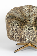 Animal Skin Swivel Lounge Chair | Bold Monkey Where The Sun Doesn't Shine | Oroatrade.com
