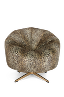 Animal Skin Swivel Lounge Chair | Bold Monkey Where The Sun Doesn't Shine | Oroatrade.com